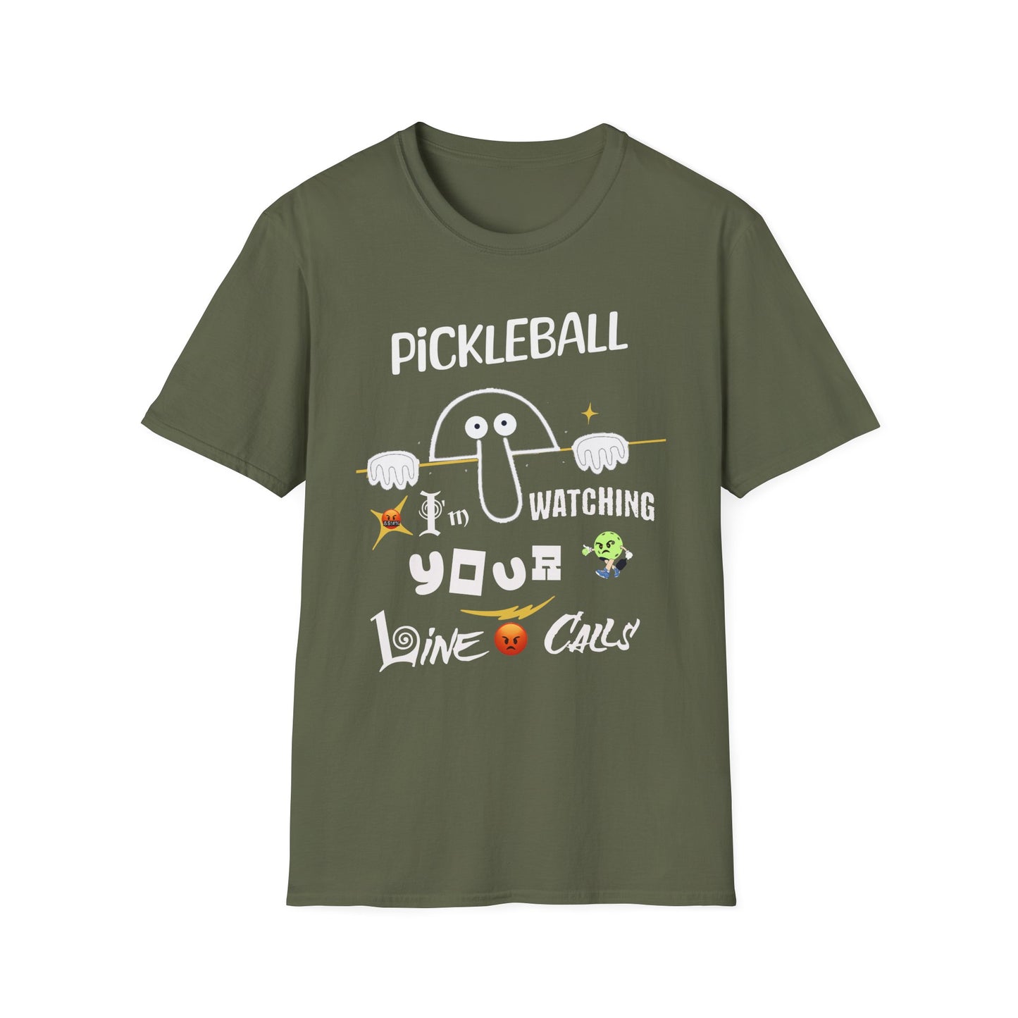 I'm Watching Line Calls!  Pickleball Tee.