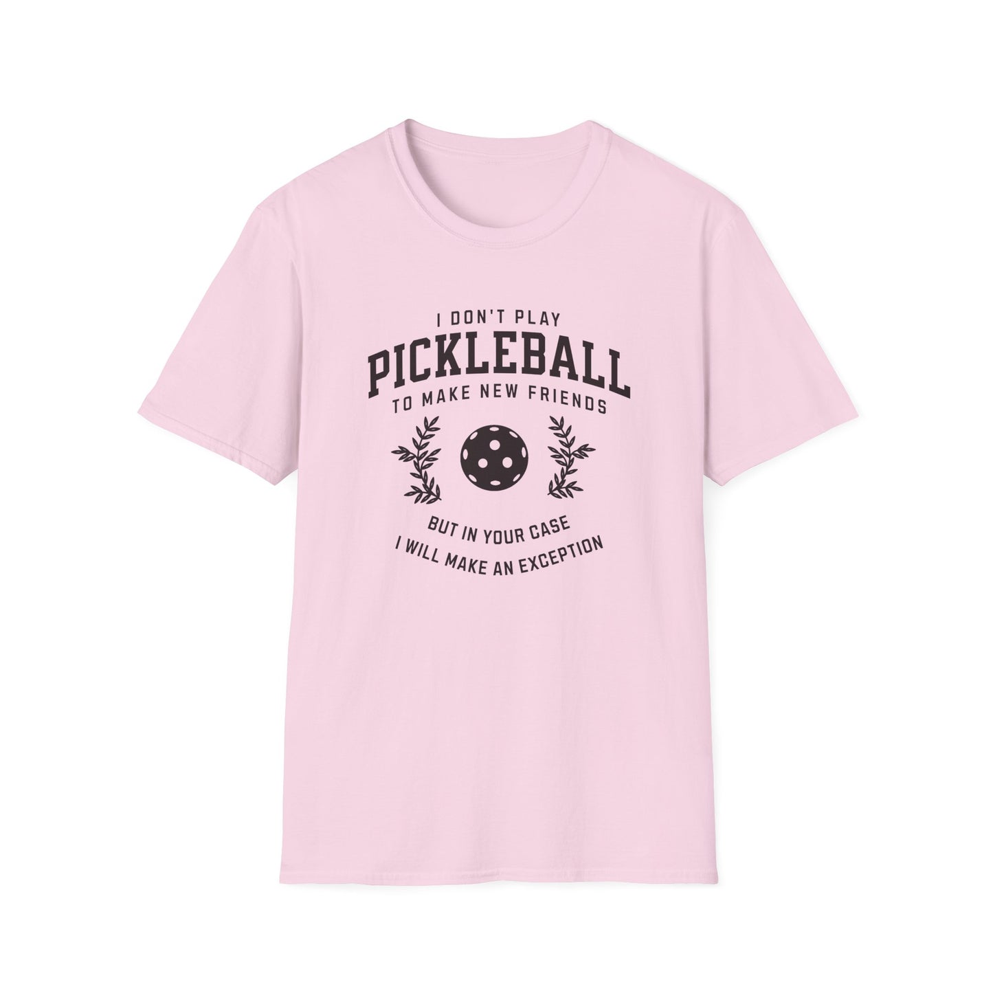 I Don't Play Pickleball to Make New Friends.  But in Your Case I Will Make An Exception.