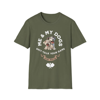 Me & My Dogs Pickleball Tee.