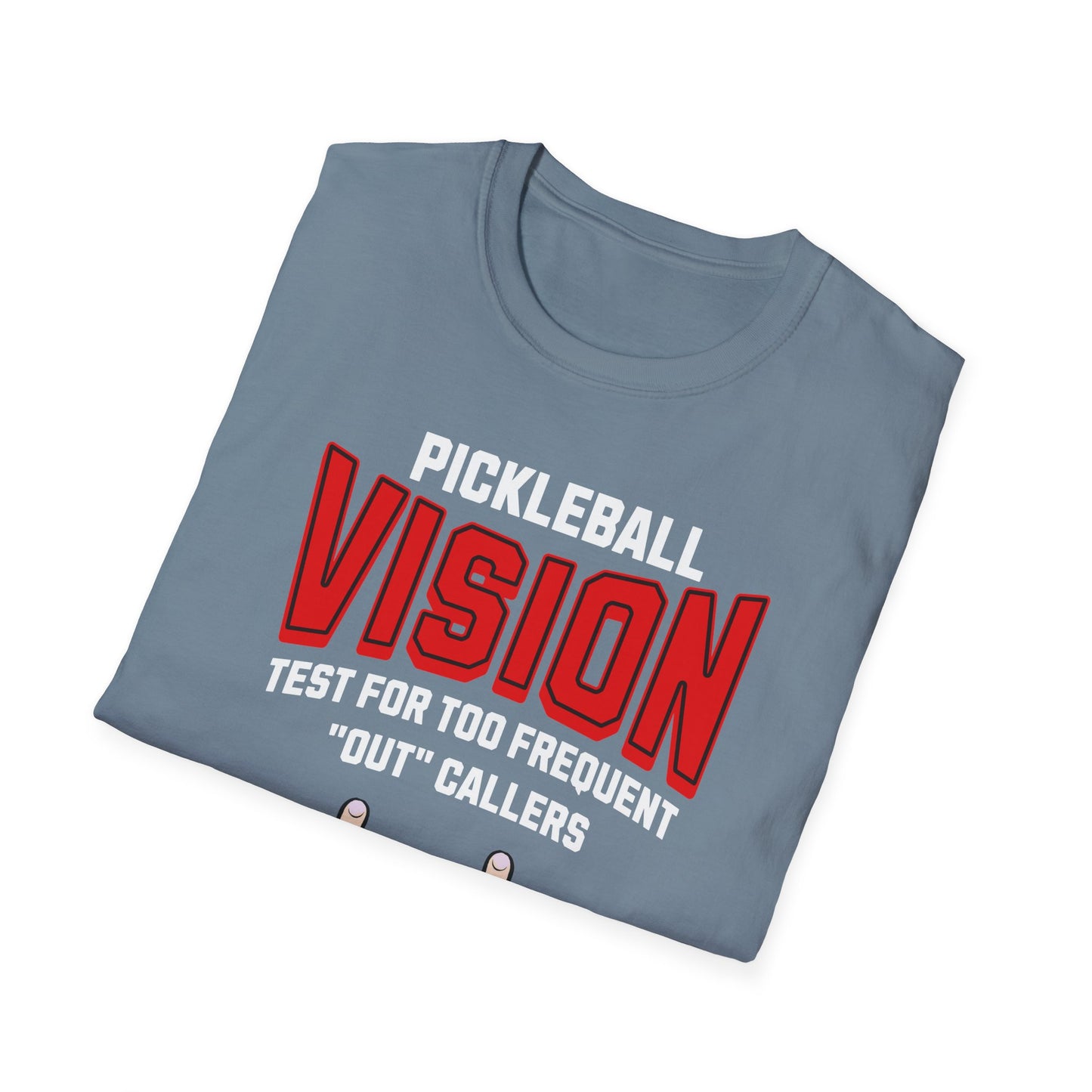 Pickleball Vision Test for Too Frequent "Out" Callers.