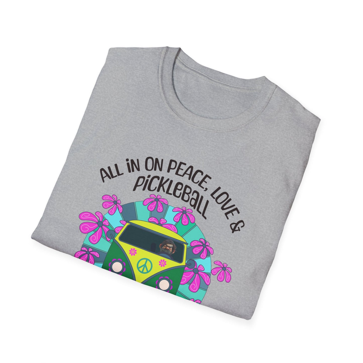 All In On Peace Love & Pickleball Shirt. Pickleball Lover Gift