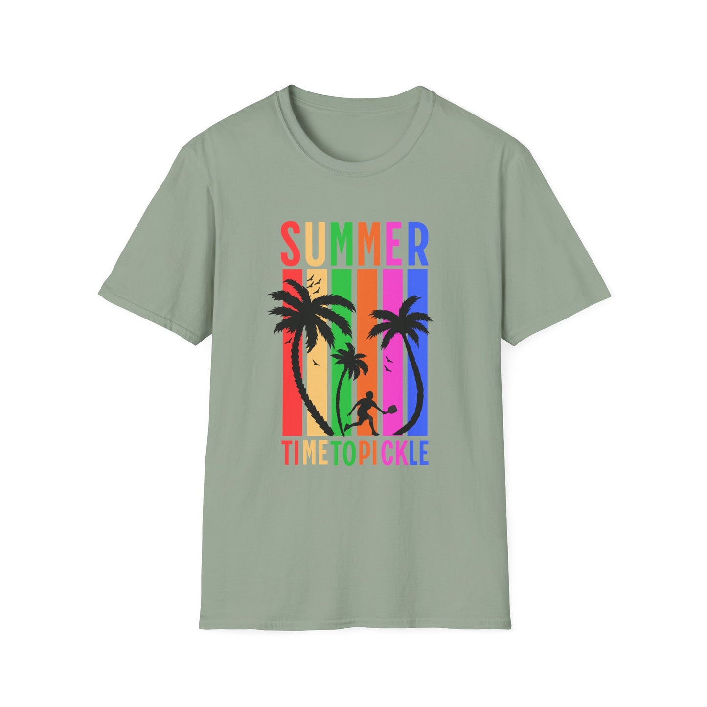 Summer. Time to pickle!. Unisex Softstyle T-Shirt