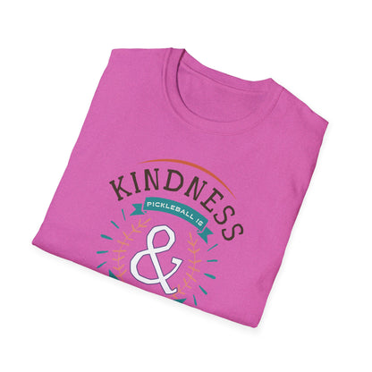 Kindness & Respect. Pickleball is All About It. Pickleball Shirt.