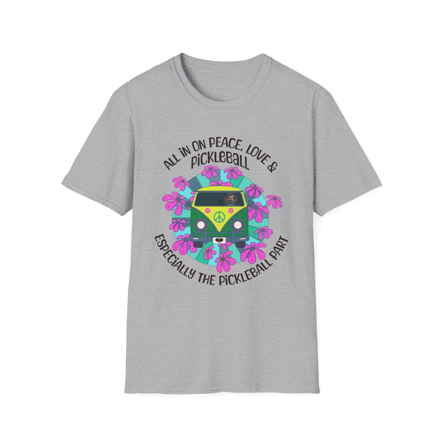 All In On Peace Love & Pickleball Shirt. Pickleball Lover Gift