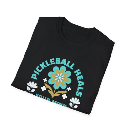 Pickleball Heals. Pickleball Tee.