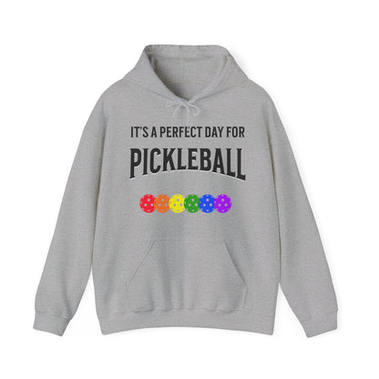 It's a perfect day. Pickleball Hoodie.