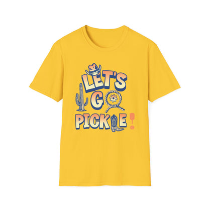 Let's Go Pickle. Pickleball Tee.