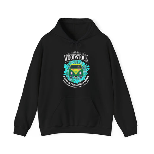 Woodstock. Three days of Pickleball and music. Unisex Heavy Blend™ Hooded Sweatshirt