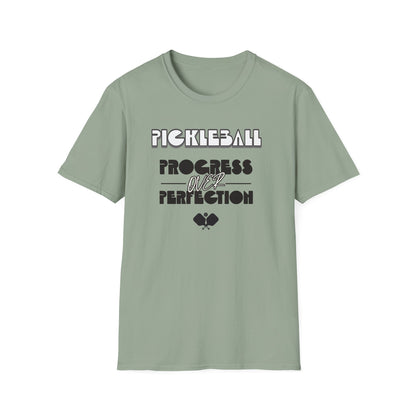 Progress over Perfection. Pickleball. Unisex Softstyle T-Shirt