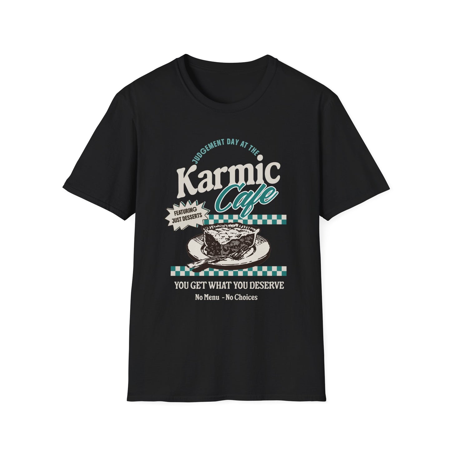 Karmic Cafe. Fun Tee.