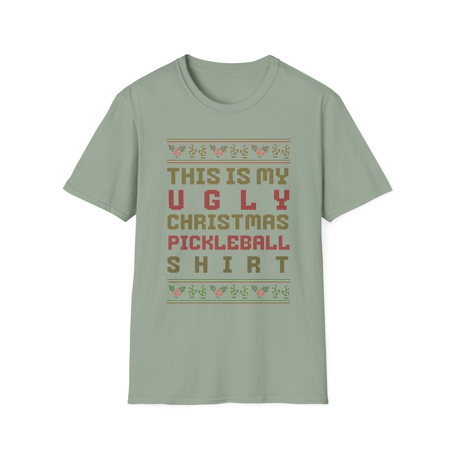 This is My Ugly Christmas Pickleball T-Shirt