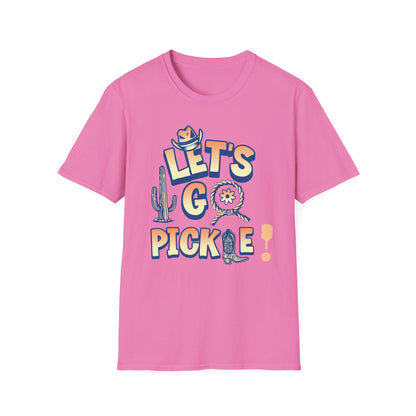 Let's Go Pickle. Pickleball Tee.