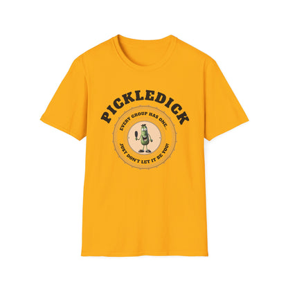 PickleDick.  Pickleball Tee.