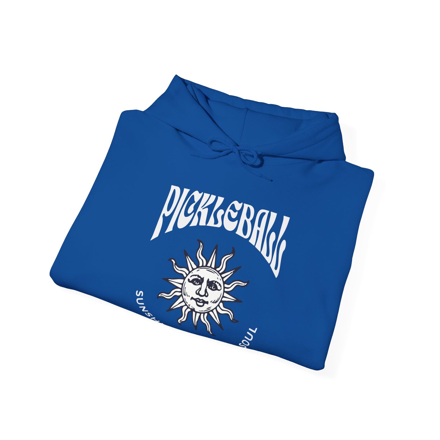 Pickleball. Sunshine for your soul. Unisex Heavy Blend™ Hooded Sweatshirt