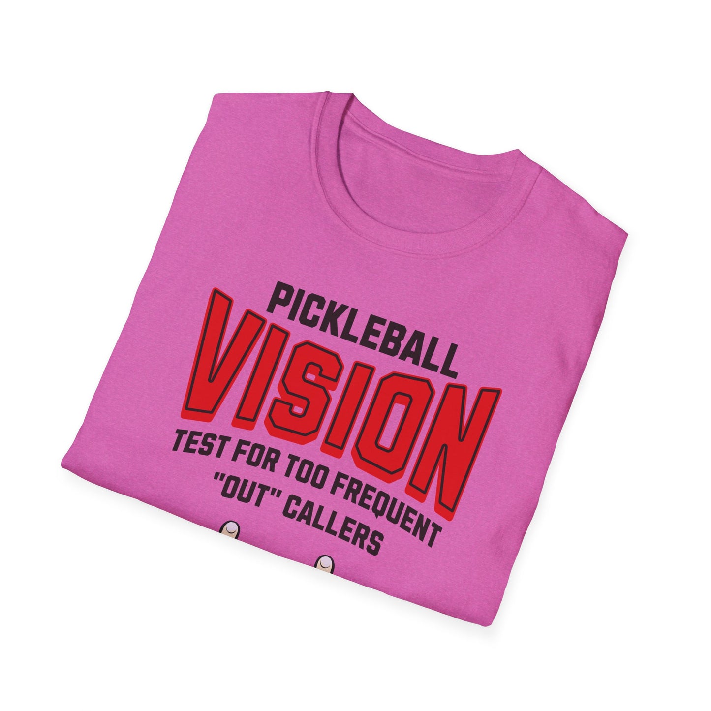 Pickleball Vision Test for Too Frequent "Out" Callers.