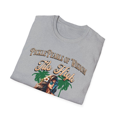 PicklePearls Of Wisdom.  Pickleball Tee.