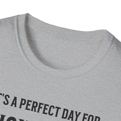 It's A Perfect Day For Pickleball. Unisex Softstyle T-Shirt