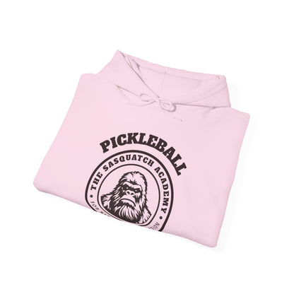 The Sasquatch Academy for Kitchen Domination. Pickleball. Unisex Heavy Blend™ Hooded Sweatshirt