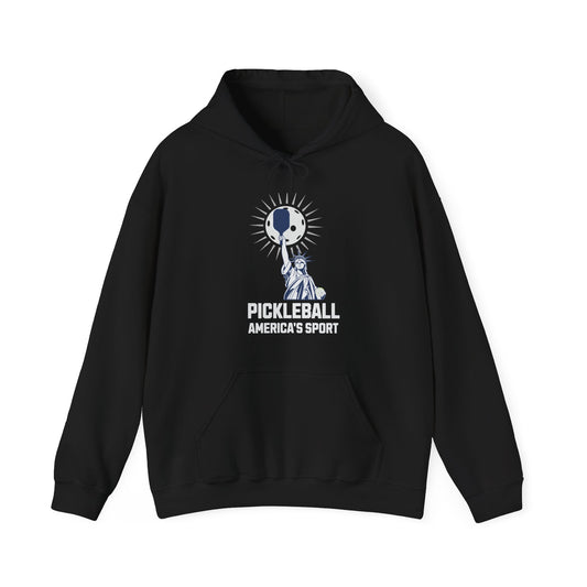 Pickleball. America's Sport. Unisex Heavy Blend™ Hooded Sweatshirt