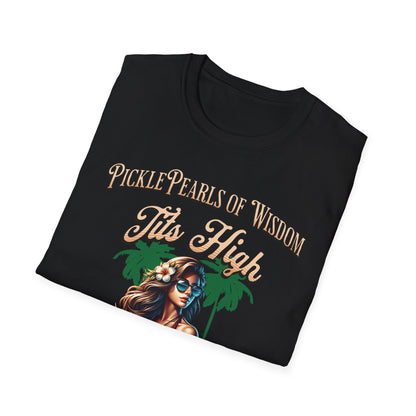 PicklePearls Of Wisdom.  Pickleball Tee.