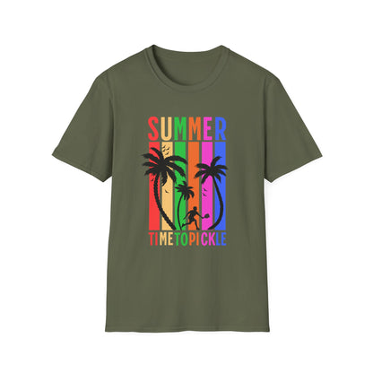 Summer. Time to pickle!. Unisex Softstyle T-Shirt