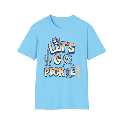 Let's Go Pickle. Pickleball Tee.