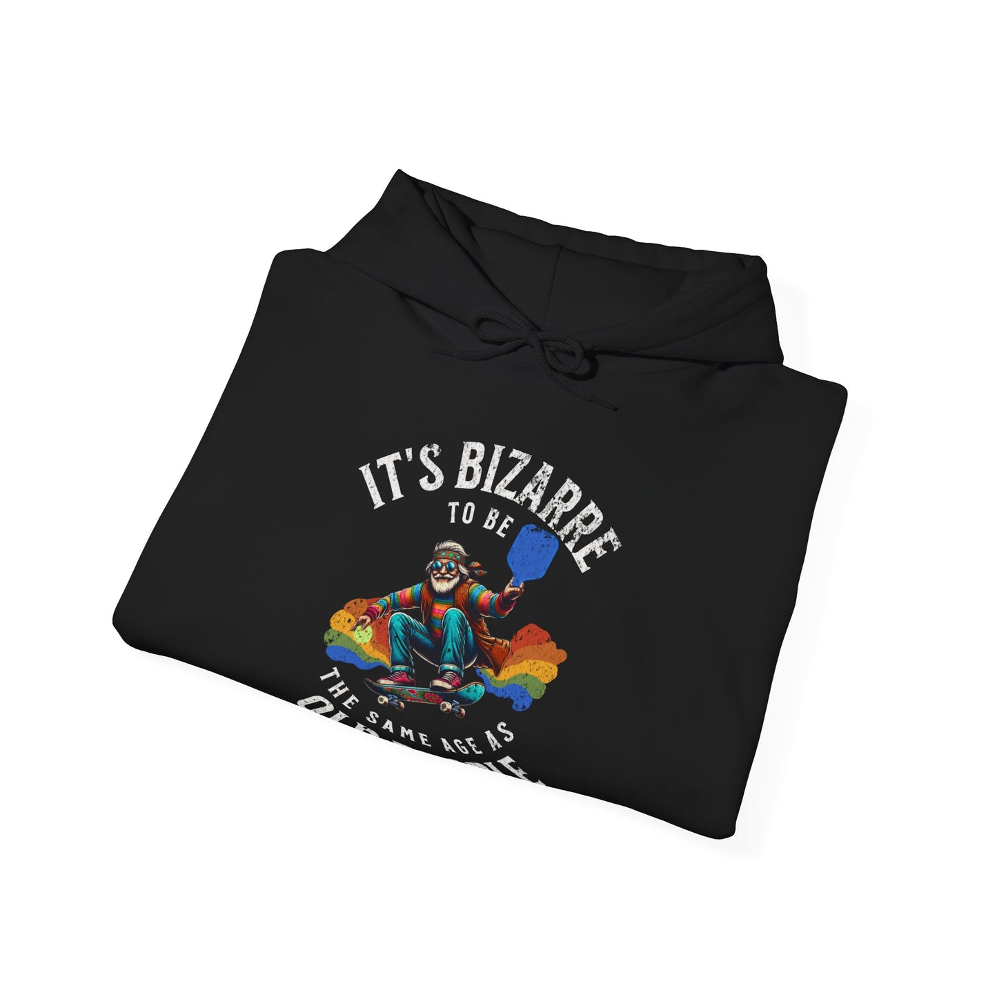 IT's Bizarre To Be The Same Age As Old People. Unisex Heavy Blend™ Hooded Sweatshirt