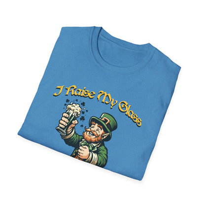 I Raise My Glass. Pickleball Tee.