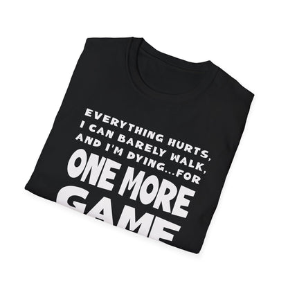 One More Game. Pickleball Tee.