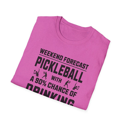 Weekend Forecast: Pickleball with a 90% Chance of Drinking.