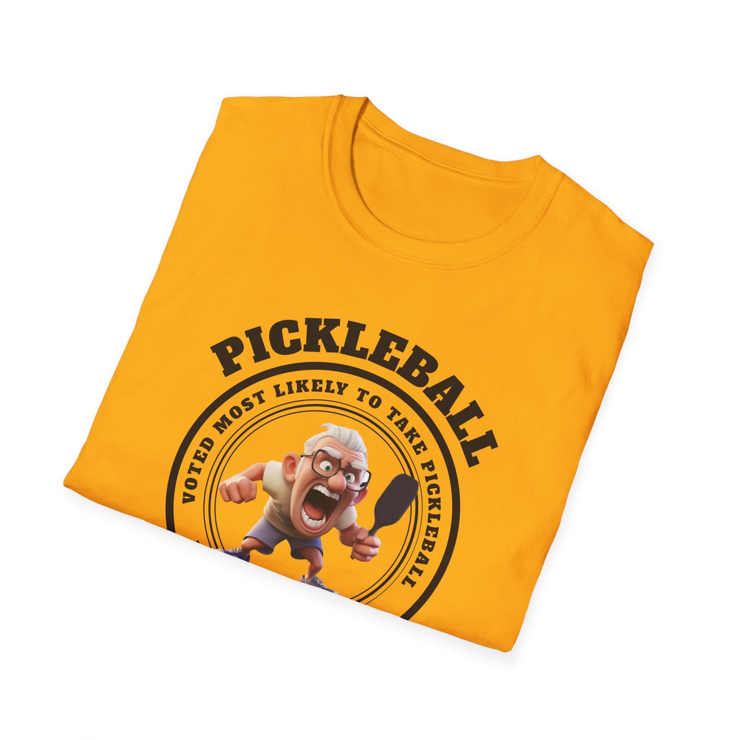 Voted Most Likely. Pickleball Tee.