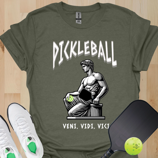 Funny Pickleball T-Shirt – Veni, Vidi, Vici – Pickleball Player Gift
