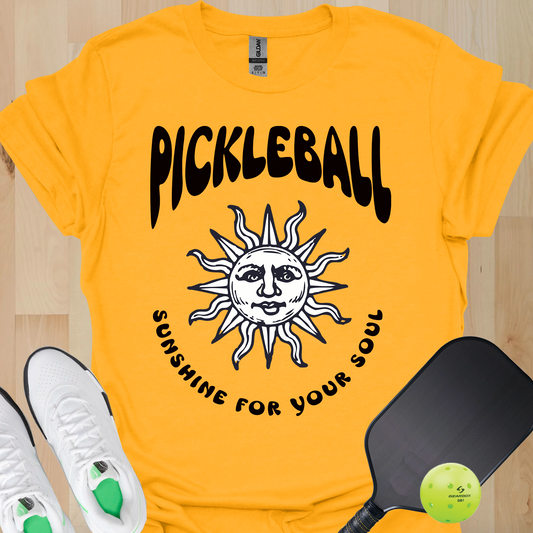 Pickleball Sunshine Shirt – Pickleball Tee Sunshine For Your Soul – Funny Pickleball Player Shirt – Pickleball Lover Gift – Pickleball Apparel